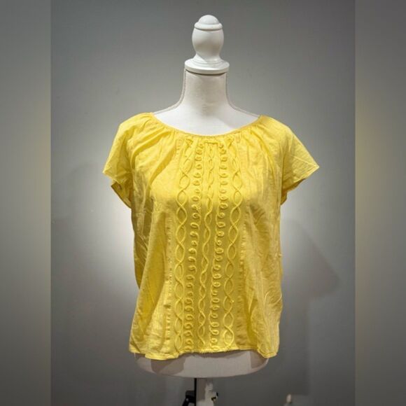 SALE! Yellow Sonoma Tank & Blouse Set Size S EUC - Picture 1 of 4